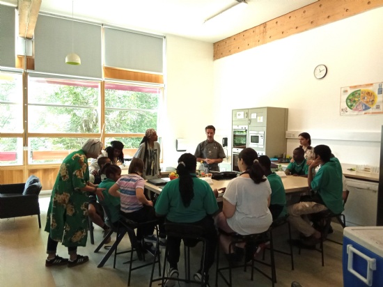 Community Chef Robin Van Creveld Delivers a Cooking Class